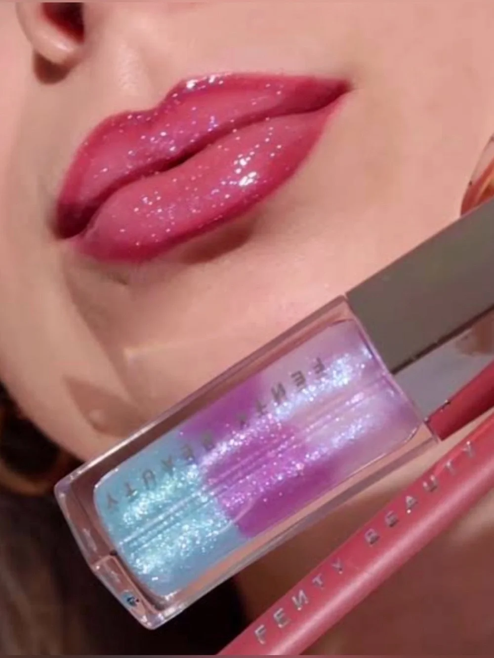 Fenty Beauty GLOSS BOMB STACKZ LAYERED LIP LUMINIZER in Unicorn Blizzard NIB